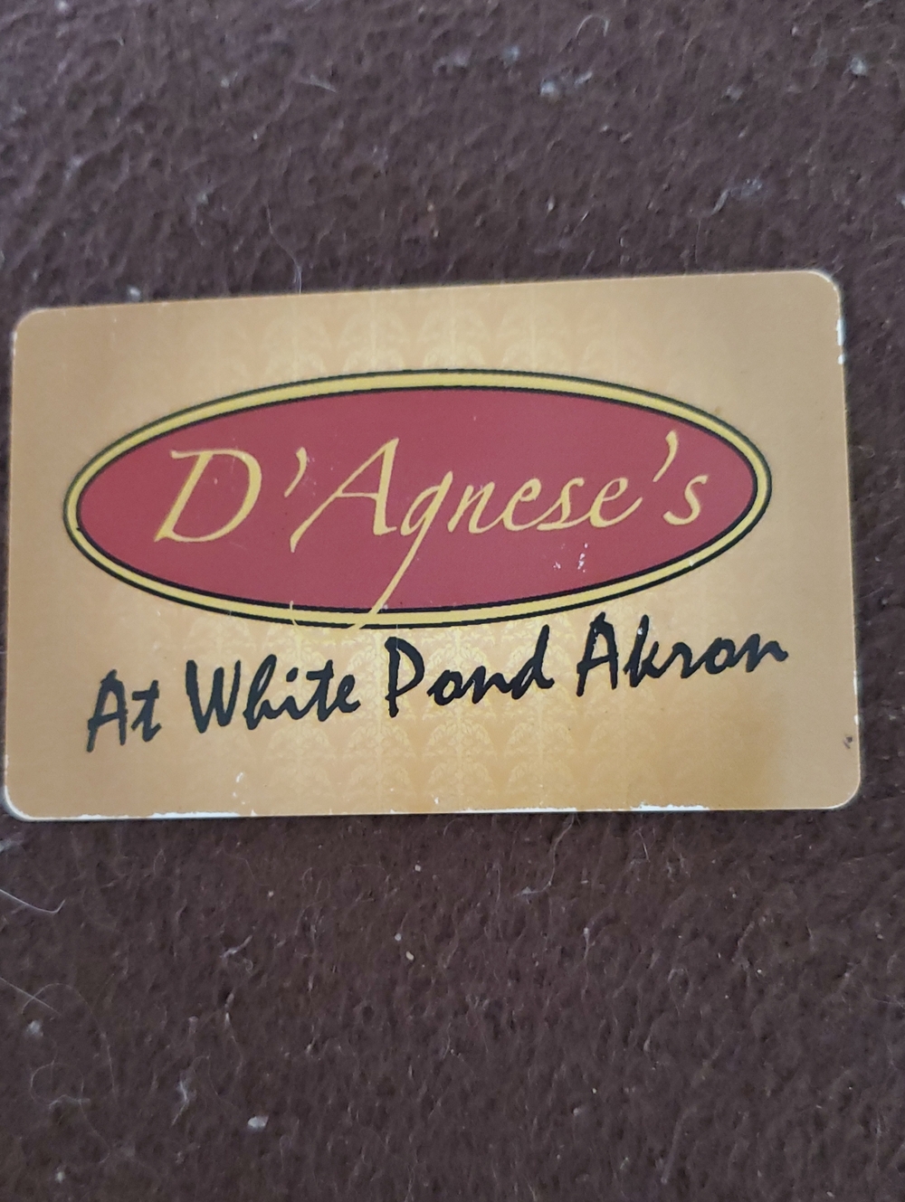 Gift Card D'Agnese's Restaurant